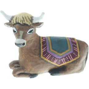 Lori Mitchell 12268 Holy Cow Nativity Figurine 4.5" x 5"