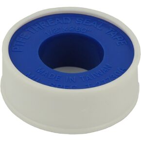 Teflon Thread Seal Tape PTFE Thread Seal Tape 1/2" Inch x 260" Inch White