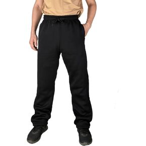 Fleece Sweatpants for Men, Active Athletic Basic Baggy Running Workout Drawstring Sweat Pants with Pockets