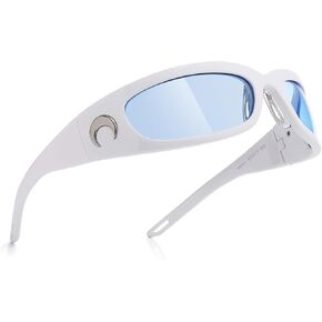 Cool Sports Sunglasses for Women and Men, Wraparound Design,UV400 Protection