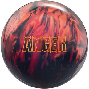 Bowlerstore Products Hammer PRE-DRILLED Anger Bowling Ball - Black/Red/Caramel 15lbs
