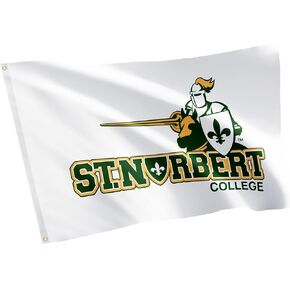 Desert Cactus St. Norbert College Flag Green Knights Banners 100% Polyester Indoor Outdoor 3x5 feet Flags (Style 2)