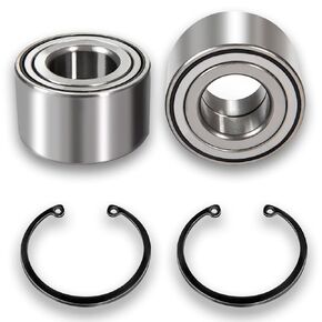 Front Wheel Bearing fit for Honda Rancher 420 Rubicon 500 520 2014-2024 Foreman 500 520 2014-2024 Front Wheel Knuckle Ball Bearings Kit Replace 91051-HR3-A21 90651-HR3-A20