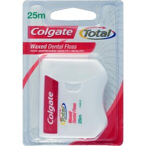 Colgate Waxed Dental Floss, 25m