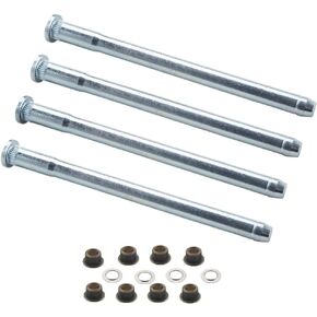 Dewhel for Auto 1988-2002 Compatible with Chevy GMC GM Trucks 4 Pins 2 Door Both Door Hinge Pin and Bushing Kit