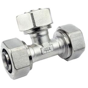 M8010 Maxline 1/2 inch Equal Tee Fitting for rapid air 1/2" NPT Tubing System
