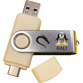 Linux Kali Operating System Install Bootable Boot Recovery Live USB Flash Thumb Drive- Ethical Hacking and More USB-C Compatible
