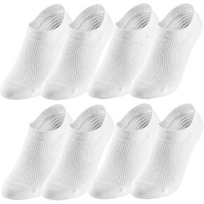 No Show Socks for Women Summer Low Cut Ankle Socks Running Athletic Socks 4 Pairs