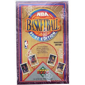 91-92 Upper Deck Basketball Factory Sealed Box Inaugural Edition