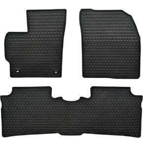 Car Floor Mats Custom Fit for Toyota Prius 2016 2017 2018 2019 2020 2021 2022/2017-2022 Toyota Prius Prime Odorless Washable Heavy Duty Rubber (All Weather) Floor Liners Set Blue
