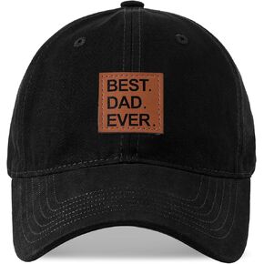 Gifts for Dad - Best.Dad.Ever. Dad Hat, Dad Gifts for Fathers Day, Christmas Valentines Birthday Gifts for Dad Black