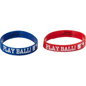 Amscan MLB Collection Rubber Bracelets, Party Favor