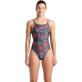 ARENA Women's Performance Floral Lace Back Plus Training Swimsuit Ladies Bathing Suit