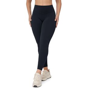 Hugcurve بنطال ضيق للتمرين عالي الخصر بدون درزات أمامية للنساء، سروال يوجا ناعم زبداني، لباس ضيق رياضي - 25 بوصة in Kuwait