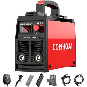 Mini Stick Welder, 135Amp ARC/Lift TIG Welding Machine with Synergic Control, IGBT Inverter Digital Display 110V Portable MMA Welder Machine with Hot Start, Arc force and Anti-Stick