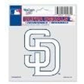 Wincraft MLB San Diego Padres 84490010 Multi-Use Decal, 3" x 4"