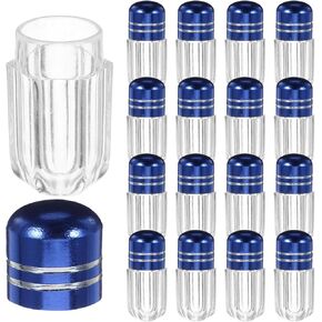 Healeved 20PCS Pill Bottles Small Pill Container Mini Medicine Bottles Travel Pill Bottle Organizer Empty Medicine Container Vials Pill Tablet Dispenser Bottles 3.20X1.30X1.30CM