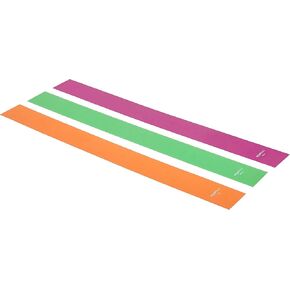 Amazon Basics Resistance Bands, Set of 3, Orange/Green/Pink