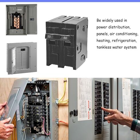 𝐔𝐩𝐠𝐫𝐚𝐝𝐞 Q2100 قاطع 2 قطب 100 أمبير. قاطع دائرة مصغر Pluq-in، 120 فولت/240 فولت، حماية مغناطيسية حرارية، مناسب لمراكز التحميل من سلسلة Siemens Type EQ وSEQ وPL وES، ضمان 5 سنوات in Kuwait