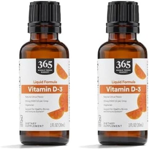 365 by Whole Foods Market, Vitamin D3 Citrus, 1 Fl Oz in Kuwait