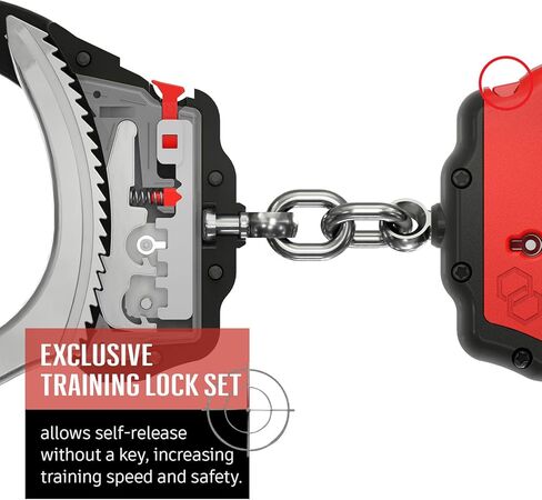 أصفاد التدريب ذات القفل المزدوج من ASP Ultra Plus، وقيود من الألومنيوم المطروق، وأساور من الدرجة الاحترافية in Kuwait