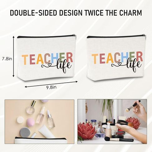 هدايا عيد الميلاد الخمسين للنساء، هدايا عيد الأم، حقيبة حمل الشاطئ للنساء 1974، حقيبة حمل وحقيبة مكياج مع حقيبة مدرسية بسحاب للأم والجدة in Kuwait