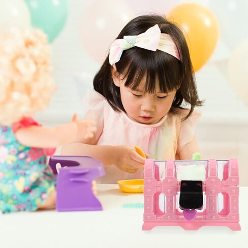 مجموعة واحدة من صندوق تخزين مع قفل بارا جواردار جيرل بيجي بانك للأطفال كريستال ديكور مجوهرات حلية منظم مجوهرات للفتيات الصغيرة كنز وردي على شكل صدر أميرة الطفل in Kuwait