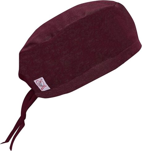 Unisex Tie Back Scrub Cap Solid Adult Surgeon Hat Classic Nurse Hat with Cotton Sweatband Multi Color One Size in Saudi Arabia