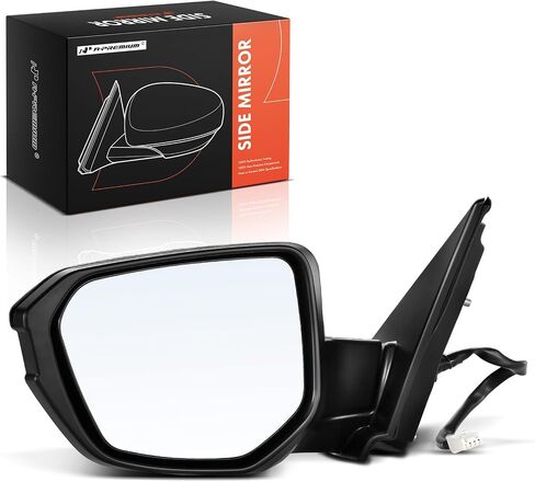 A-Premium Left & Right Side Power Door Mirror Compatible with Honda Civic 2016-2021 Non-Heated with Power Glass Adjust Manual Folding Black Outside Rear View Mirror, Replace# 76258TBAA02ZA, 2-PC Set in Saudi Arabia