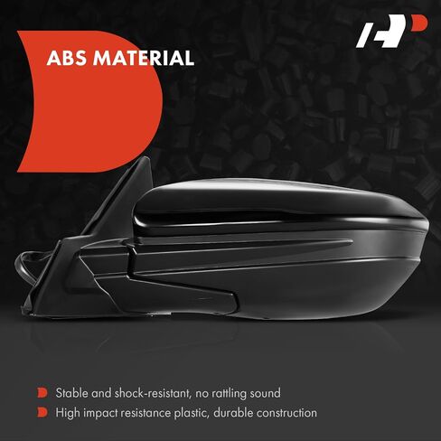 A-Premium Left & Right Side Power Door Mirror Compatible with Honda Civic 2016-2021 Non-Heated with Power Glass Adjust Manual Folding Black Outside Rear View Mirror, Replace# 76258TBAA02ZA, 2-PC Set in Saudi Arabia