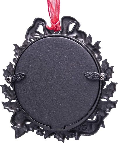 Christmas Tree Ornament Picture Frame Holiday Keepsake Gift Home Decor Christmas Decorations Xmas Gifts Pendant with 2.5" Photo Frame Insert (Golden 2024) in Kuwait