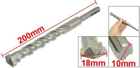 uxcell Drilling Tip Shank 18mm x 200mm Masonry Drill Bit in Saudi Arabia