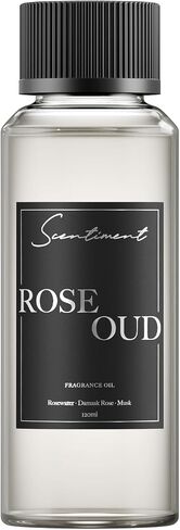 Rose Oud Collection Diffuser Oils | Aromatherapy Home Fragrance | Luxurious Scent with Notes of Rosewater, Damask Rose, Musk, 120ml in Kuwait
