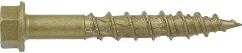 Hillman POWERPRO ONE 1/4 in. x 1-3/4 in. L Star Hex Washer Head Bronze Steel Multi-Material Screw in Saudi Arabia
