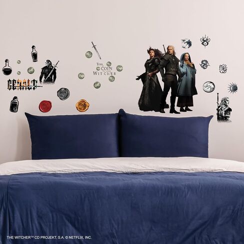RoomMates RMK5404SCS Characters Wall Decals, Multicolor in Saudi Arabia