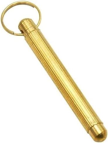 5Pcs Gold Men Metal Keychain Shape Gold Multifunction Earpick Earwax Cleaner Spoon Folding Ear Pick Spoon Earwax Removal， Watch Accessories in Saudi Arabia