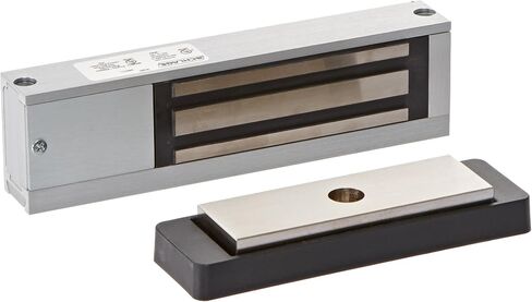 Schlage Electronics MagForce 70TJ قفل كهرومغناطيسي، باب واحد داخلي، حامل أوفست، 1000 رطل. قوة تحمل لمسة نهائية من الكروم الساتان in Saudi Arabia