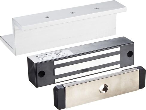 Schlage Electronics MagForce 70TJ قفل كهرومغناطيسي، باب واحد داخلي، حامل أوفست، 1000 رطل. قوة تحمل لمسة نهائية من الكروم الساتان in Saudi Arabia