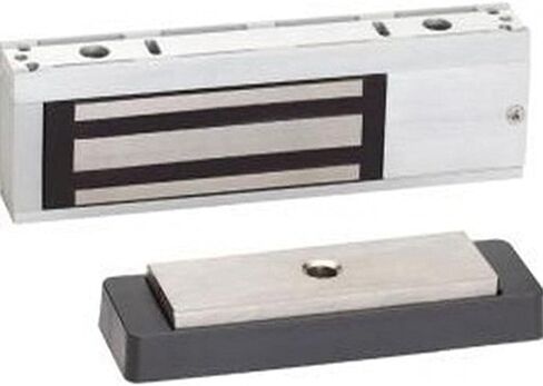 Schlage Electronics MagForce 70TJ قفل كهرومغناطيسي، باب واحد داخلي، حامل أوفست، 1000 رطل. قوة تحمل لمسة نهائية من الكروم الساتان in Saudi Arabia