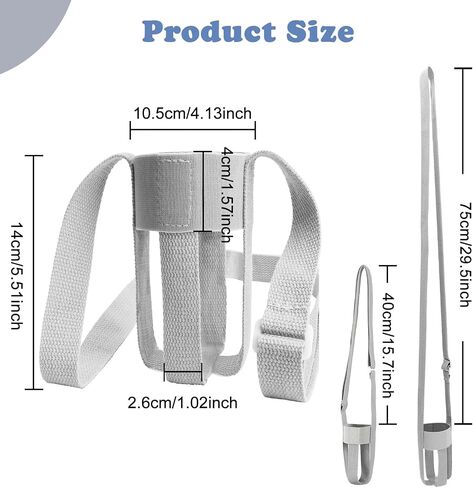 Adjustable Water Bottle Holder with Strap - Premium Compatibility for 10oz-40oz Bottles,Child-Friendly Design, Compatible with Contigo and Zak Brands, and More for Hiking, Gym and Travel (Grey-Pink) in Kuwait