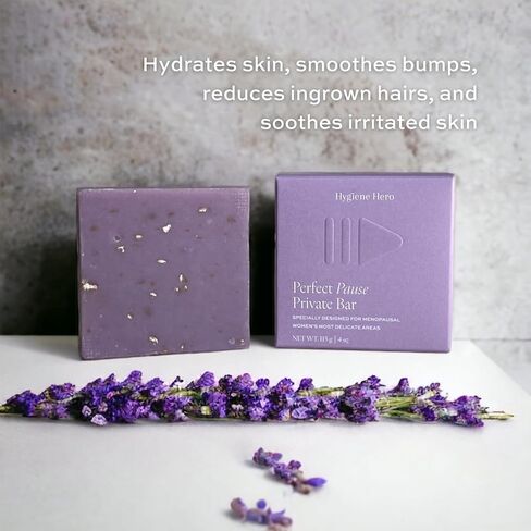 Perfect Pause Private Bar - Soap for Menopausal Women | All Natural, Handcrafted, Vegan and GMO-Free in Saudi Arabia