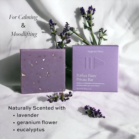 Perfect Pause Private Bar - Soap for Menopausal Women | All Natural, Handcrafted, Vegan and GMO-Free in Saudi Arabia