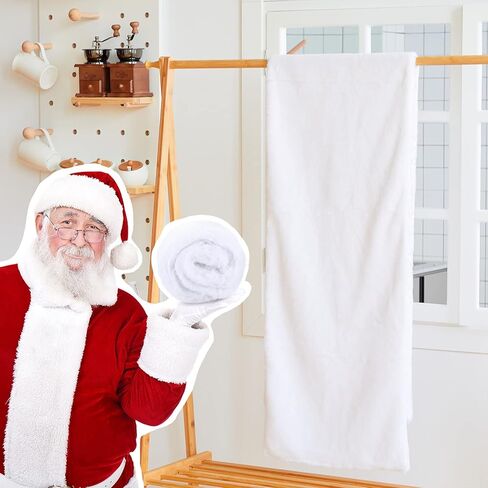 2 قطعة عيد الميلاد فو الفراء الجدول عداء 72 × 15 بوصة عيد الميلاد الأبيض الفراء الجدول عداء الشتاء الثلجي الأبيض الجدول عداء عيد الميلاد مستطيل فو الفراء ديكور الجدول لعيد الميلاد عطلة الجدول الديكور in Kuwait