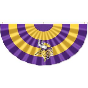 WinCraft Minnesota Vikings Bunting Pleated Fan Banners