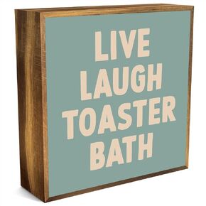 Kitchen Signs Kitchen Decor Chef was Cute Would Eat Here Again Wooden Box Sign Decor Rustic Wood Box Sign Block Plaque for Home Kitchen Dining Room Shelf Table Decor