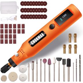 Mini Cordless Rotary Tool with Work Screen, 3-Speed Grinder Kit with 72 Accessories, Type-C Charging Art Craft Tool for Engraving, Sanding, Polishing, Drilling, Grinding and Small DIY Crafts