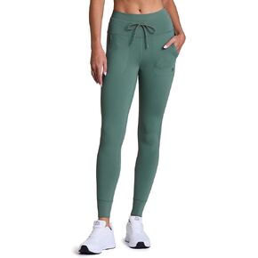 سروال ضيق نسائي مبطن بالصوف من Avalanche مع حزام خصر برباط، بنطلون رياضي مناسب للركض والقرفصاء للمشي لمسافات طويلة مع جيوب in Kuwait