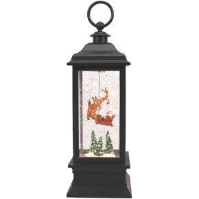 RAZ Imports 2022 Holiday Water Lanterns 11" Santa Flying Animated Water Lantern