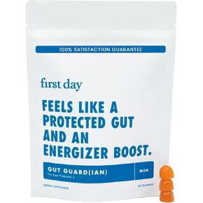 FIRST DAY Mens Tribiotic Gummies – Pre+, Post+, Probiotics & More – 30 Day Supply