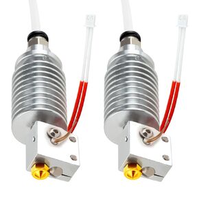 ANYCUBIC 2PCS Vyper Hotend, Volcano V5 J-Head Print Head 24V Ceramic Heating Block Kit with Brass Nozzle Compatible with ANYCUBIC Vyper/Kobra Max/Kobra Plus 3D Printers-Support High Speed Printing